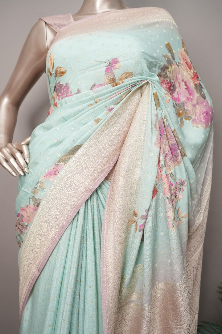 Crepe Silk Saree TSA3495