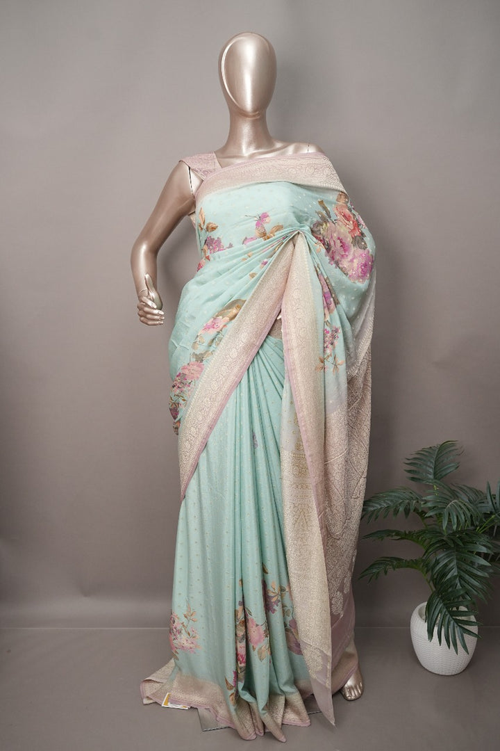 Crepe Silk Saree TSA3495