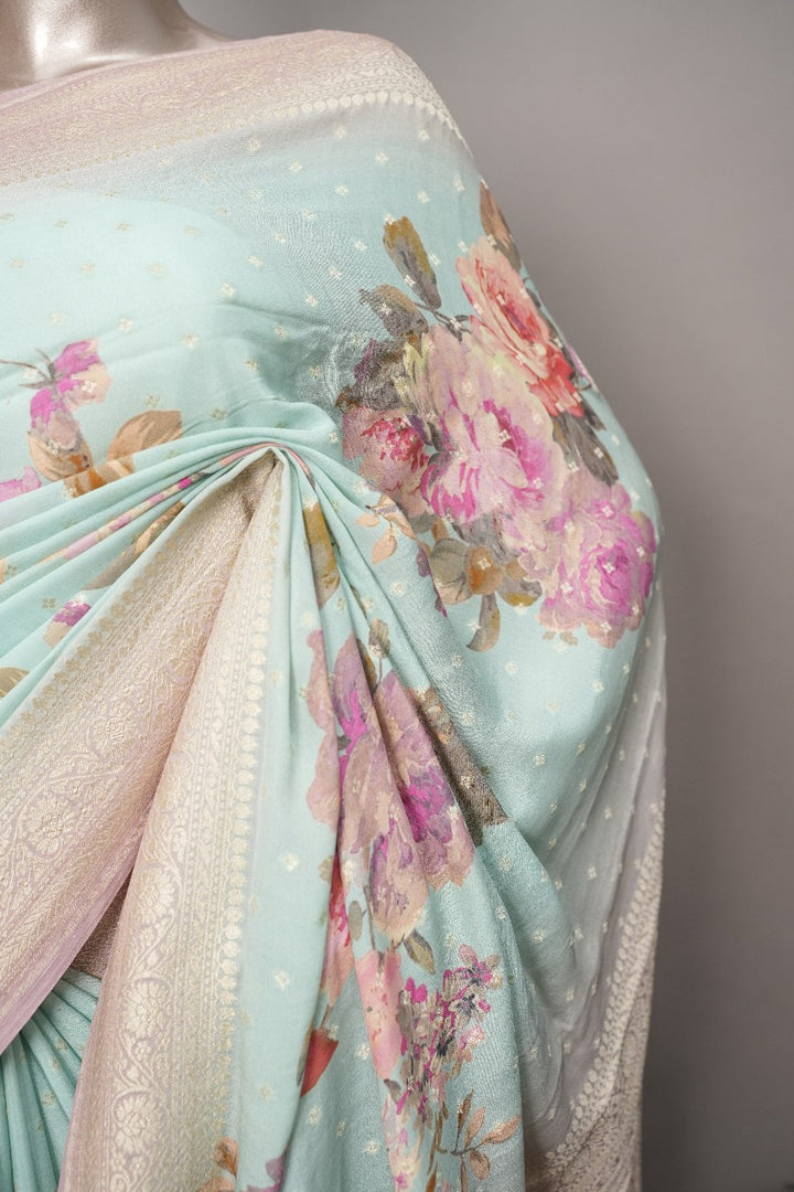 Crepe Silk Saree TSA3495