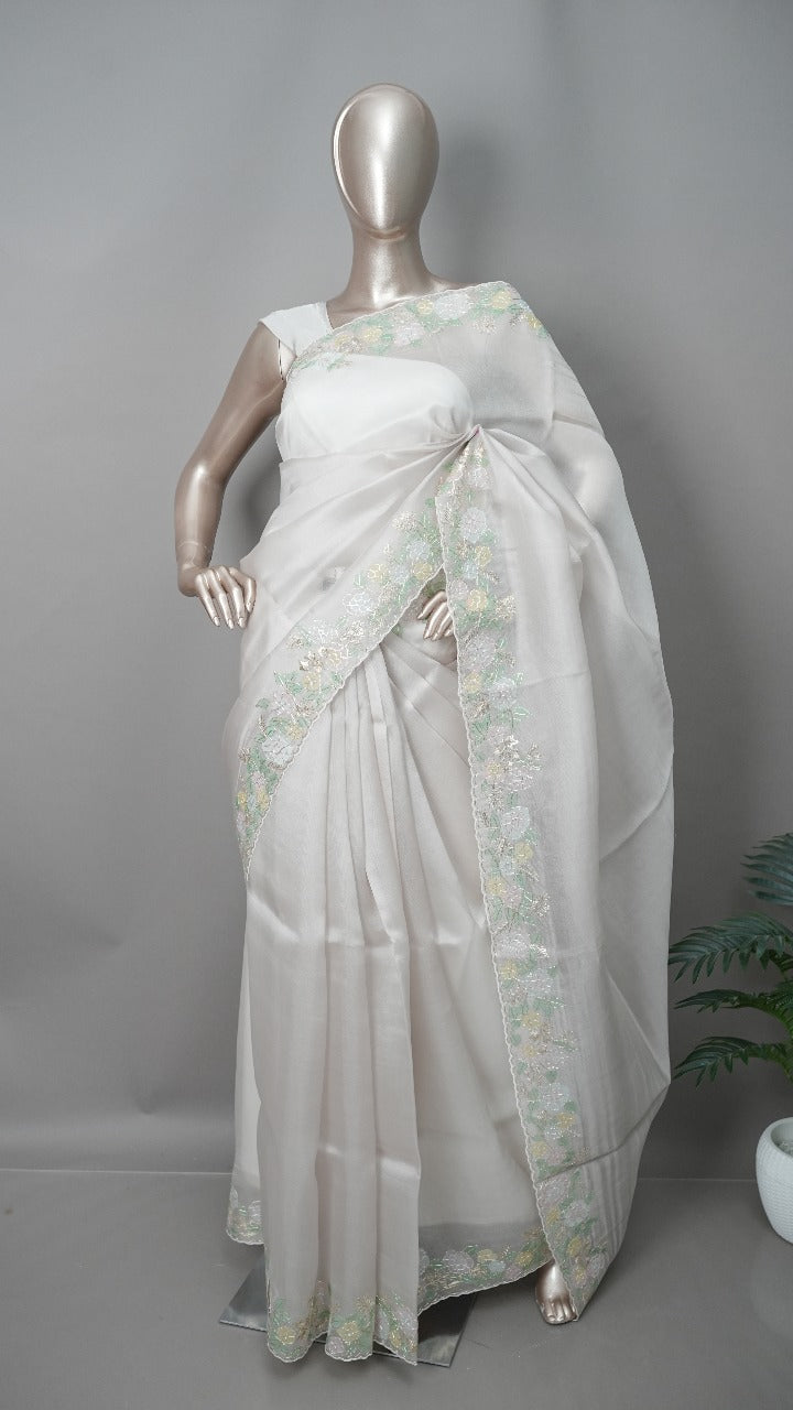 Organza saree TSA3501