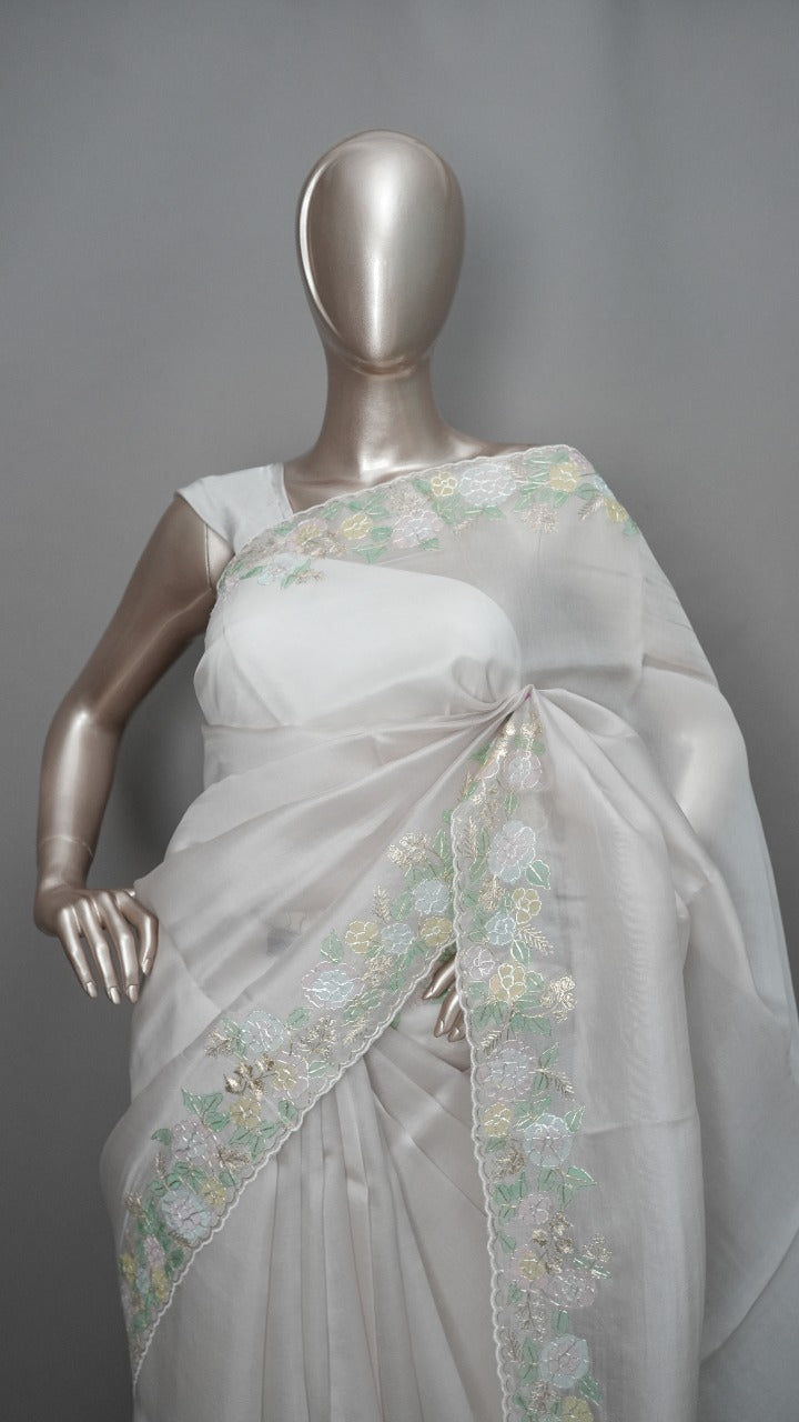 Organza saree TSA3501