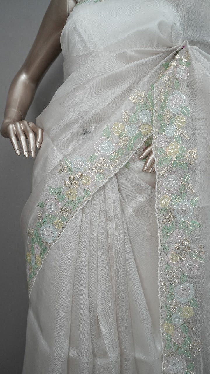 Organza saree TSA3501