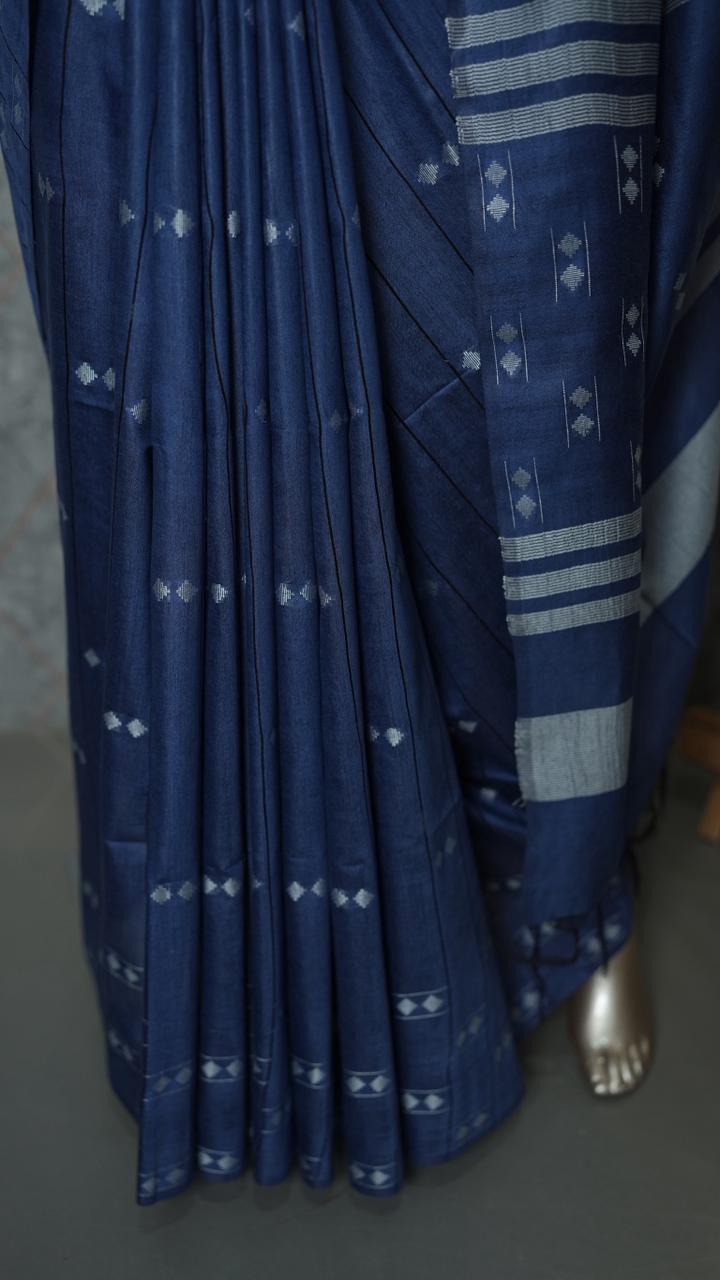 Linen Cotton Saree TSA3594