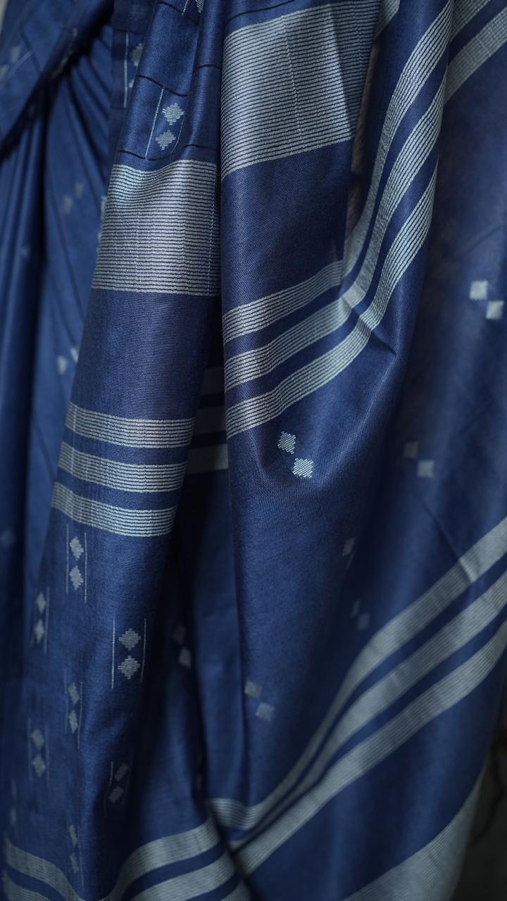 Linen Cotton Saree TSA3594