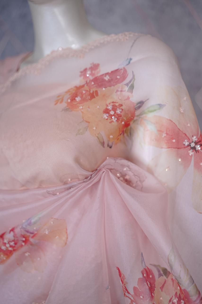 Organza Saree TSA3606