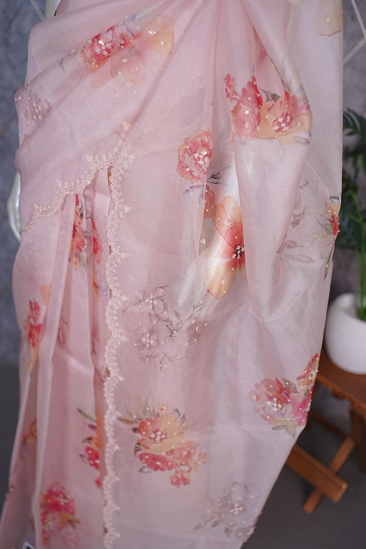 Organza Saree TSA3606