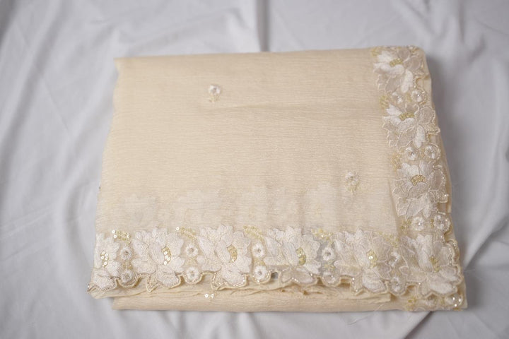 Crushed Organza Saree TSA3614