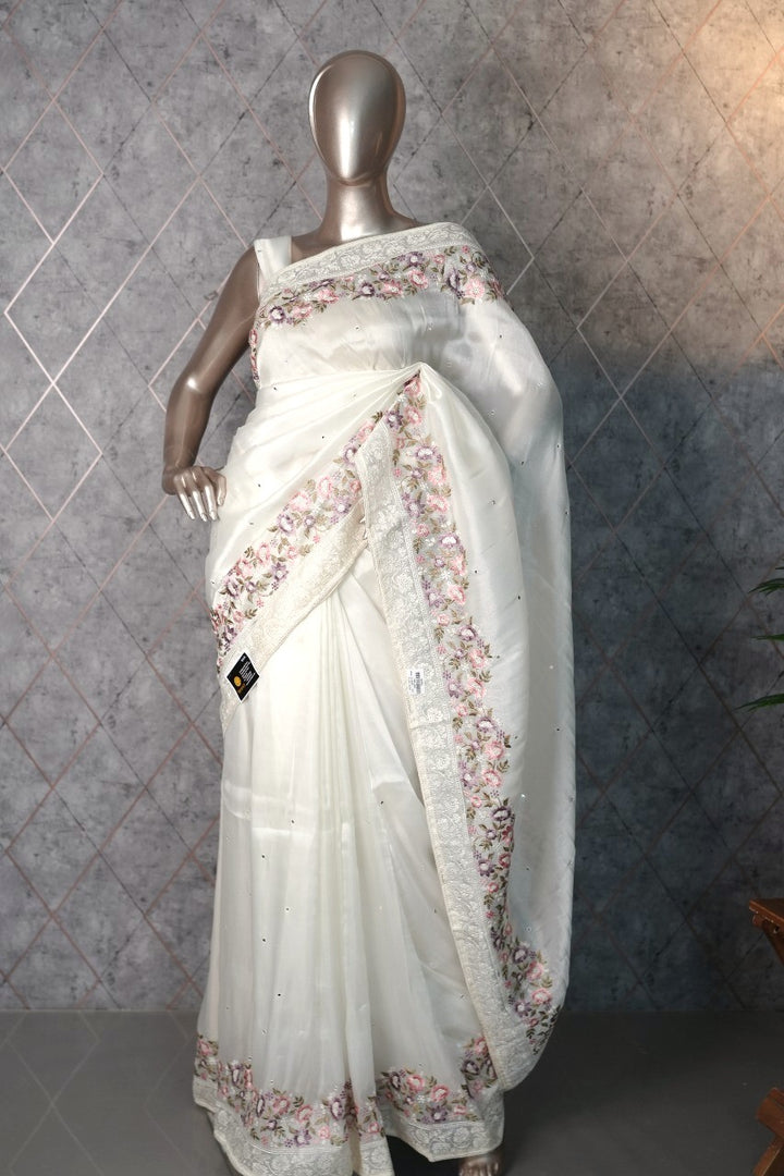 Tissue Organza Saree TSA3619