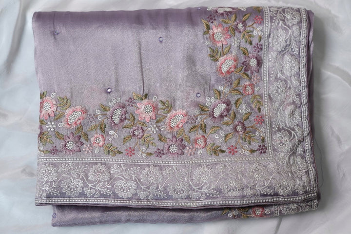 Tissue Organza Saree TSA3619