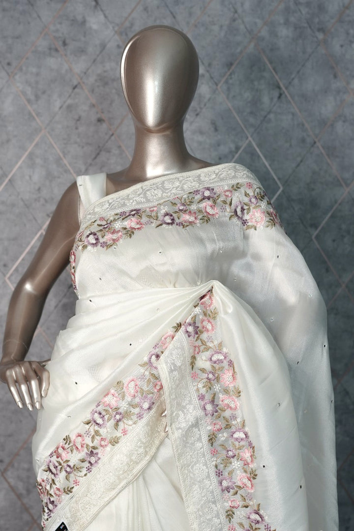 Tissue Organza Saree TSA3619