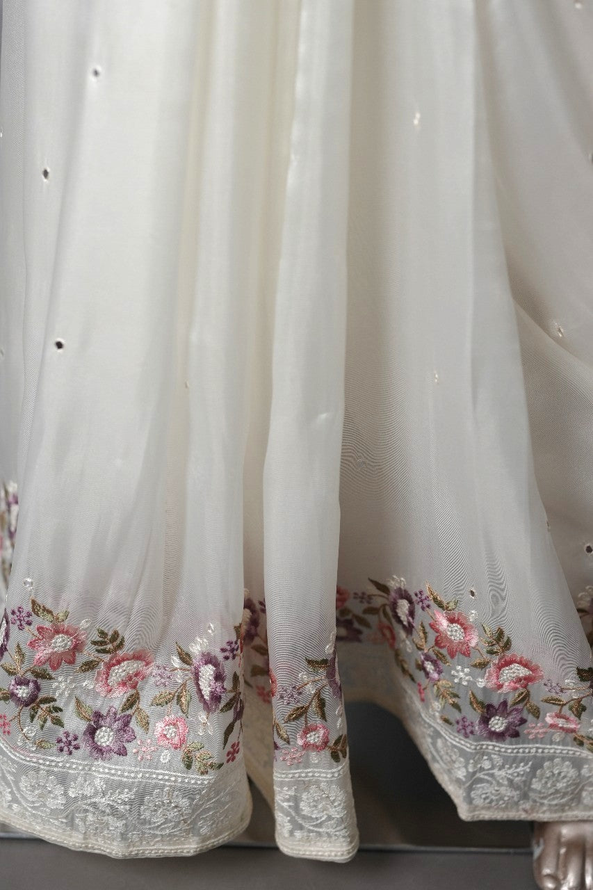 Tissue Organza Saree TSA3619