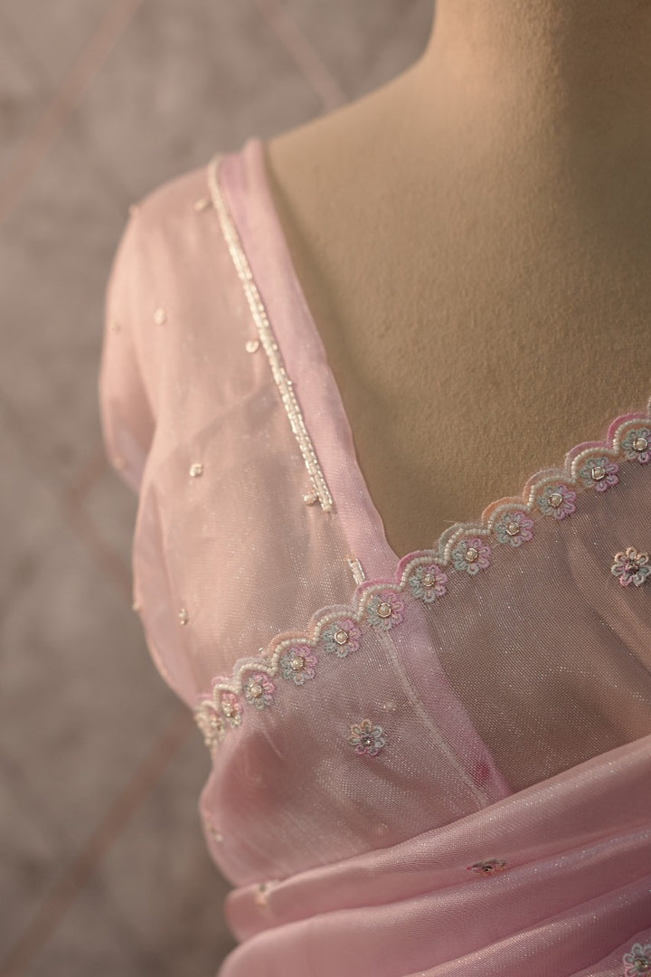 Tissue Organza Saree TSA3634