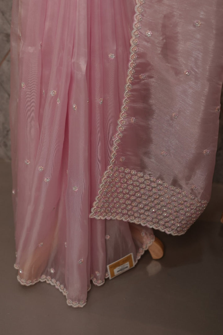 Tissue Organza Saree TSA3634