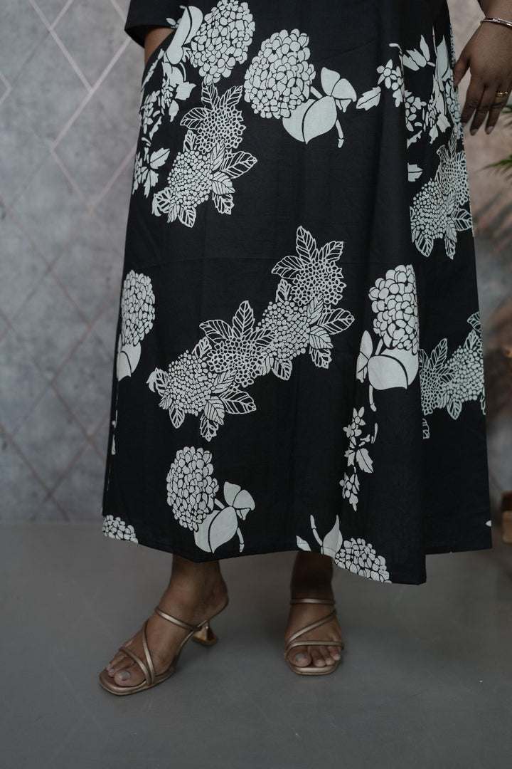 A- line kurta TKT1014