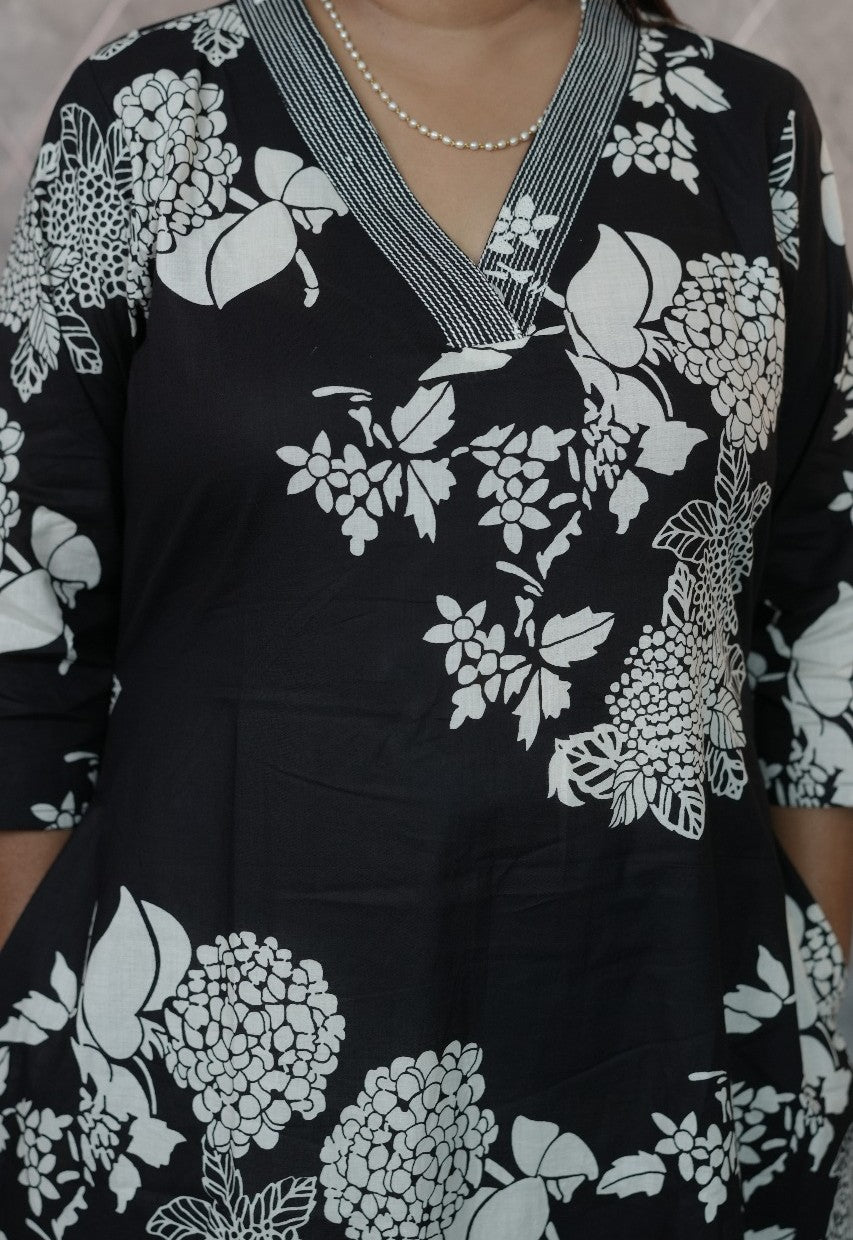 A- line kurta TKT1014