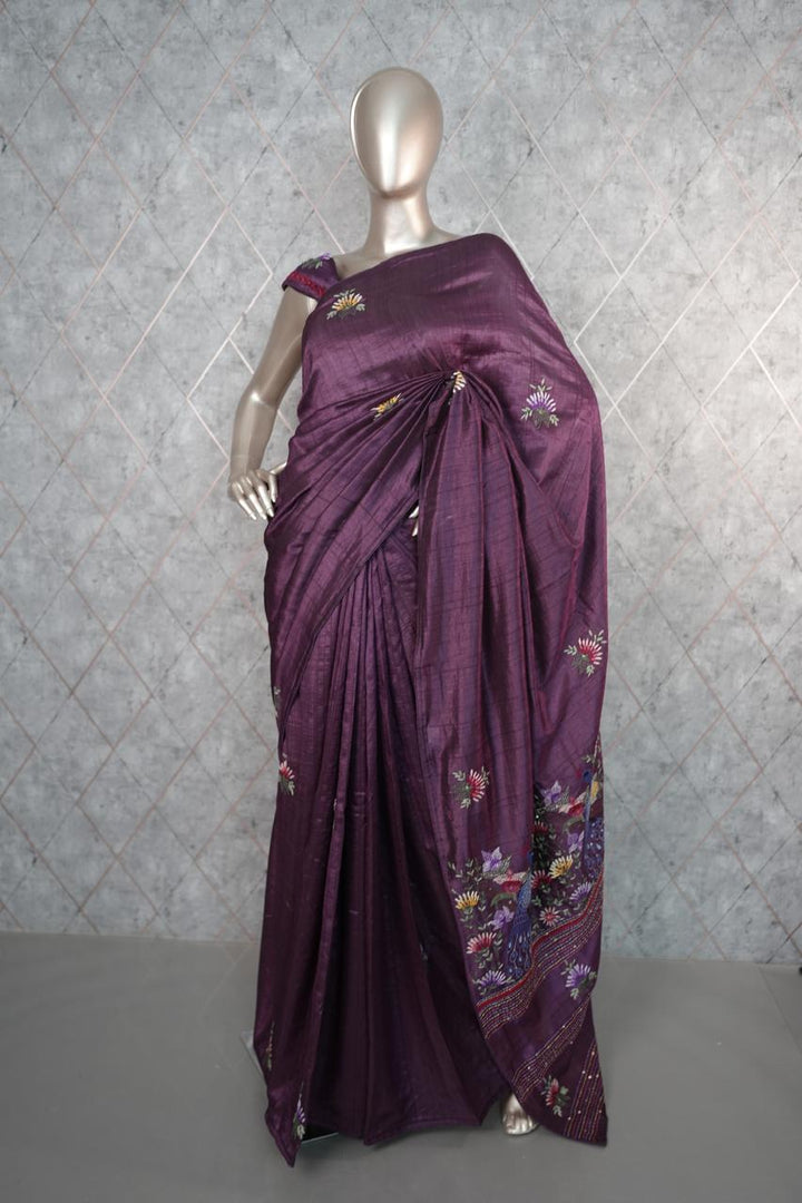 Semi-Silk Saree TSA3658