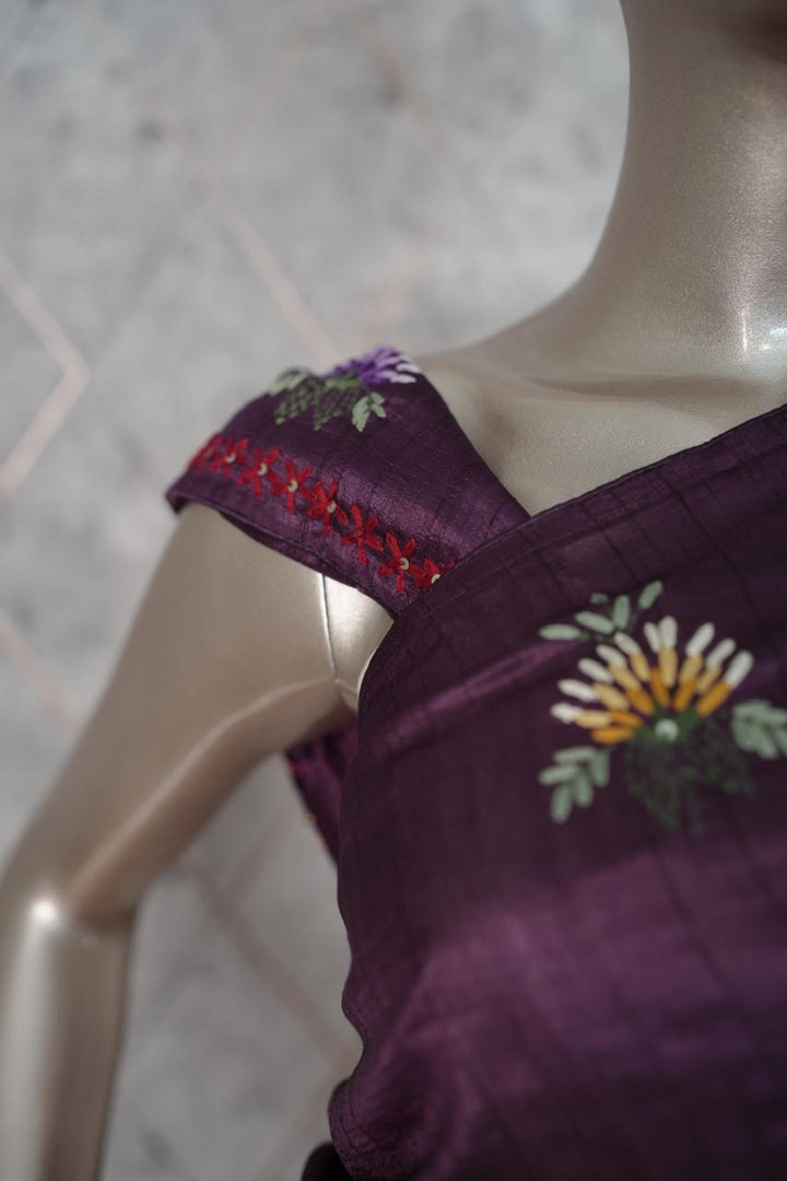 Semi-Silk Saree TSA3658