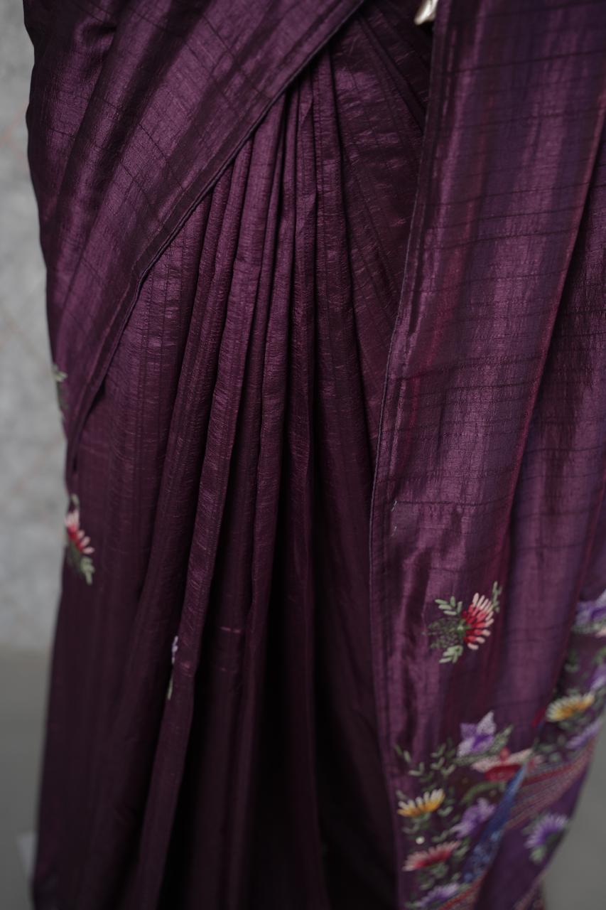 Semi-Silk Saree TSA3658