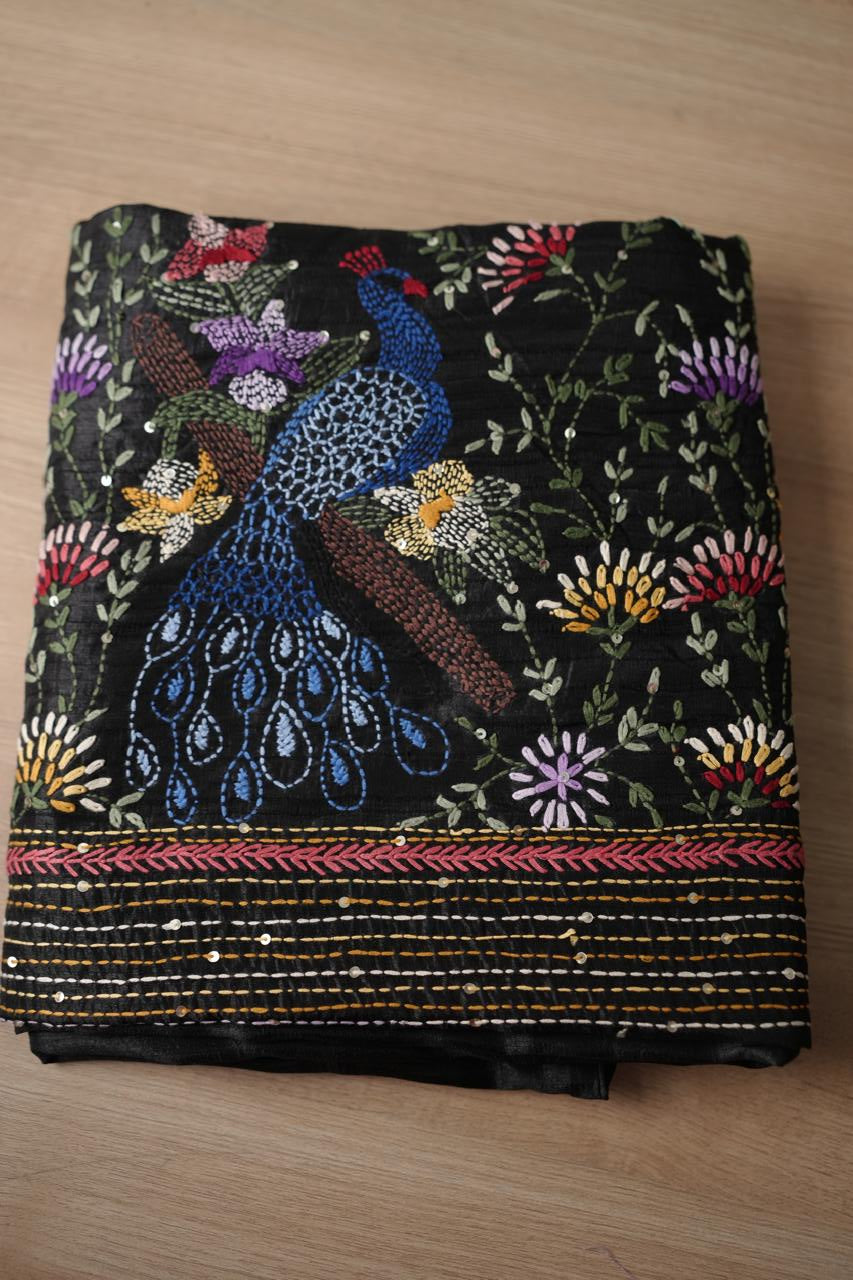 Semi-Silk Saree TSA3658