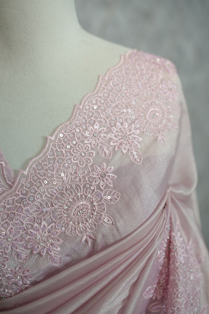 Tissue Organza Saree TSA3670