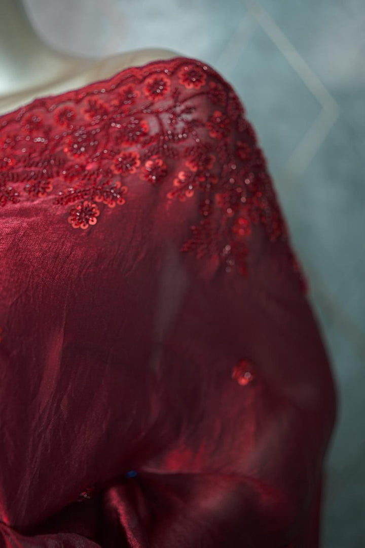 Shimmer Organza Saree TSA3682