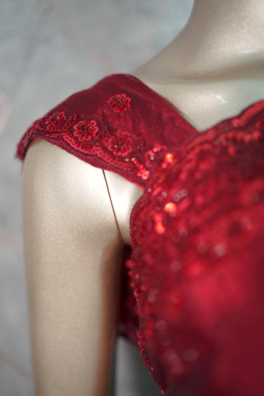 Shimmer Organza Saree TSA3682