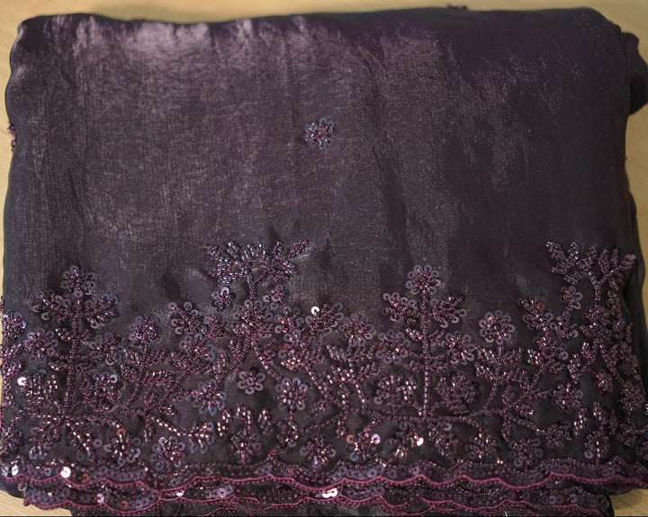 Shimmer Organza Saree TSA3682