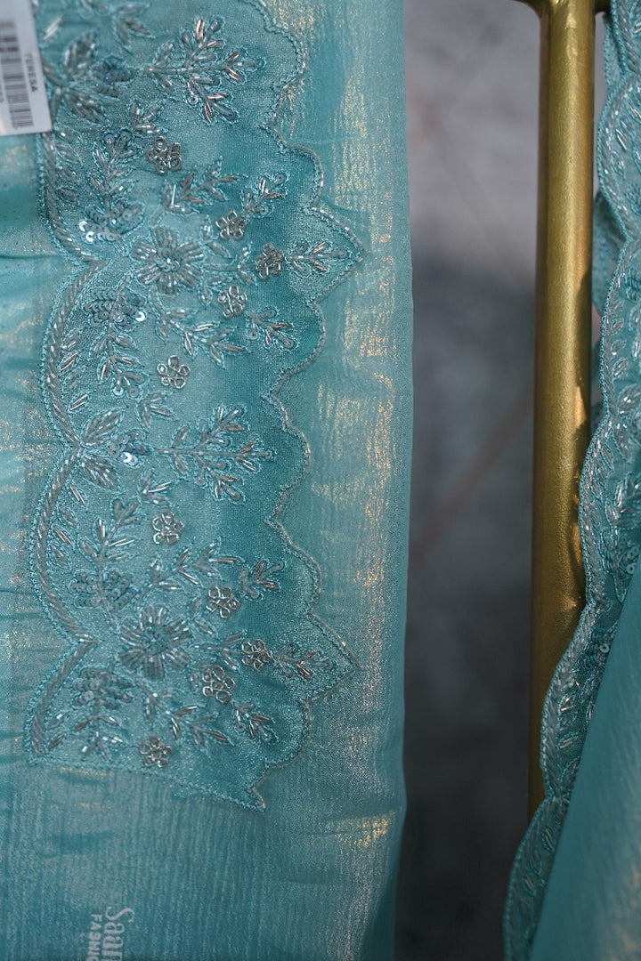 Crushed Tissue Saree TSA3688