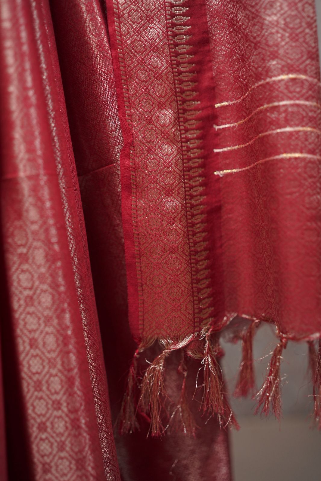 Linen Cotton Saree TSA3695