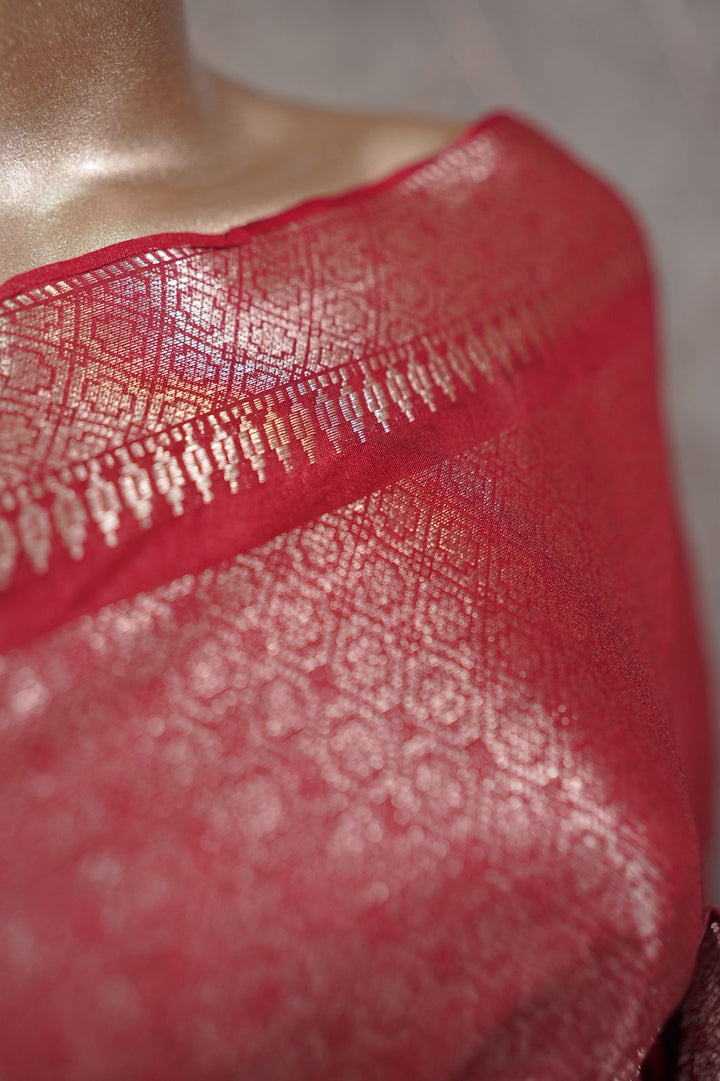 Linen Cotton Saree TSA3695