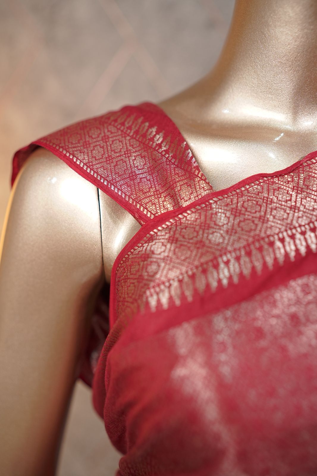 Linen Cotton Saree TSA3695