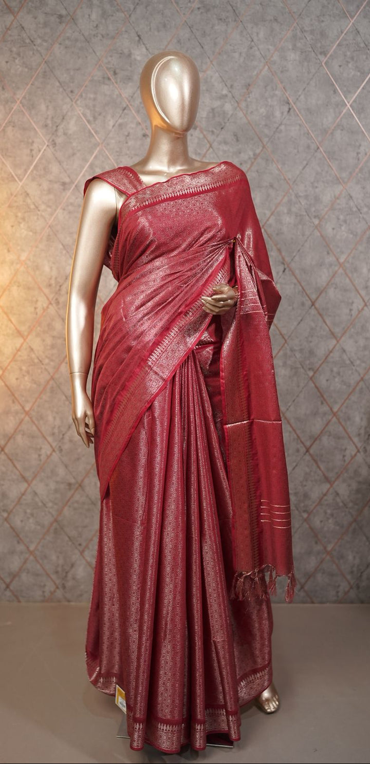 Linen Cotton Saree TSA3695