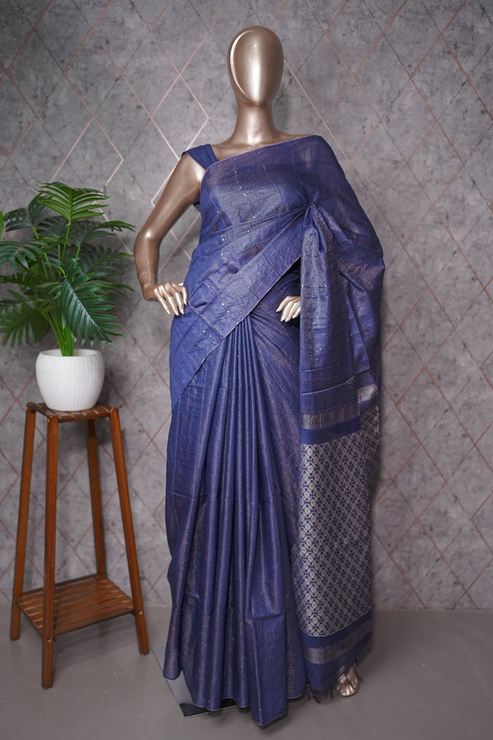 Linen Cotton Saree TSA507