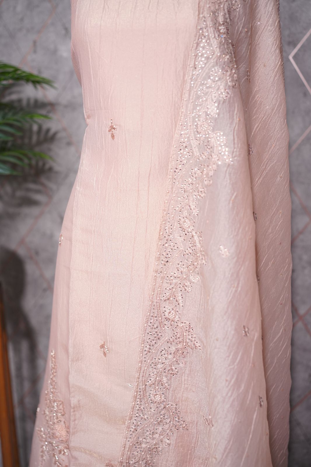 Crushed Tissue Salwar TSS506