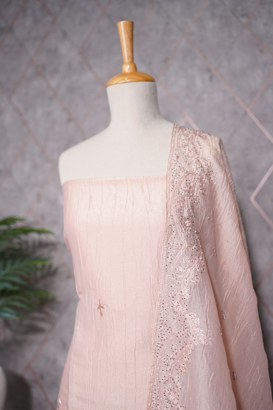 Crushed Tissue Salwar TSS506