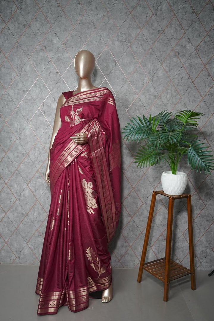 Semi-Silk Saree TSA3727