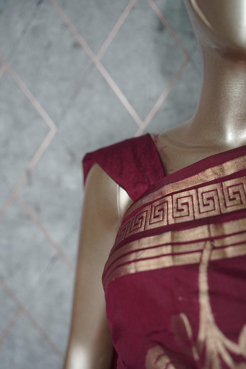 Semi-Silk Saree TSA3727