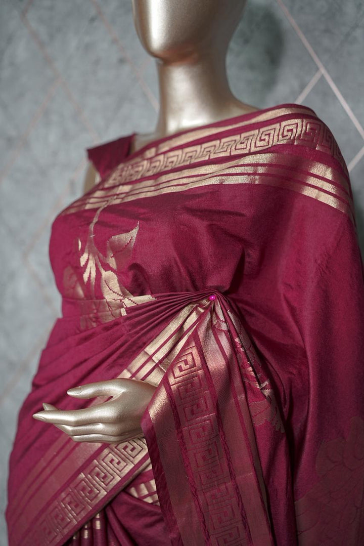 Semi-Silk Saree TSA3727