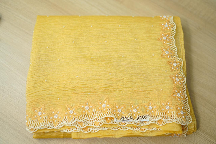 Crushed Tissue Saree TSA3709