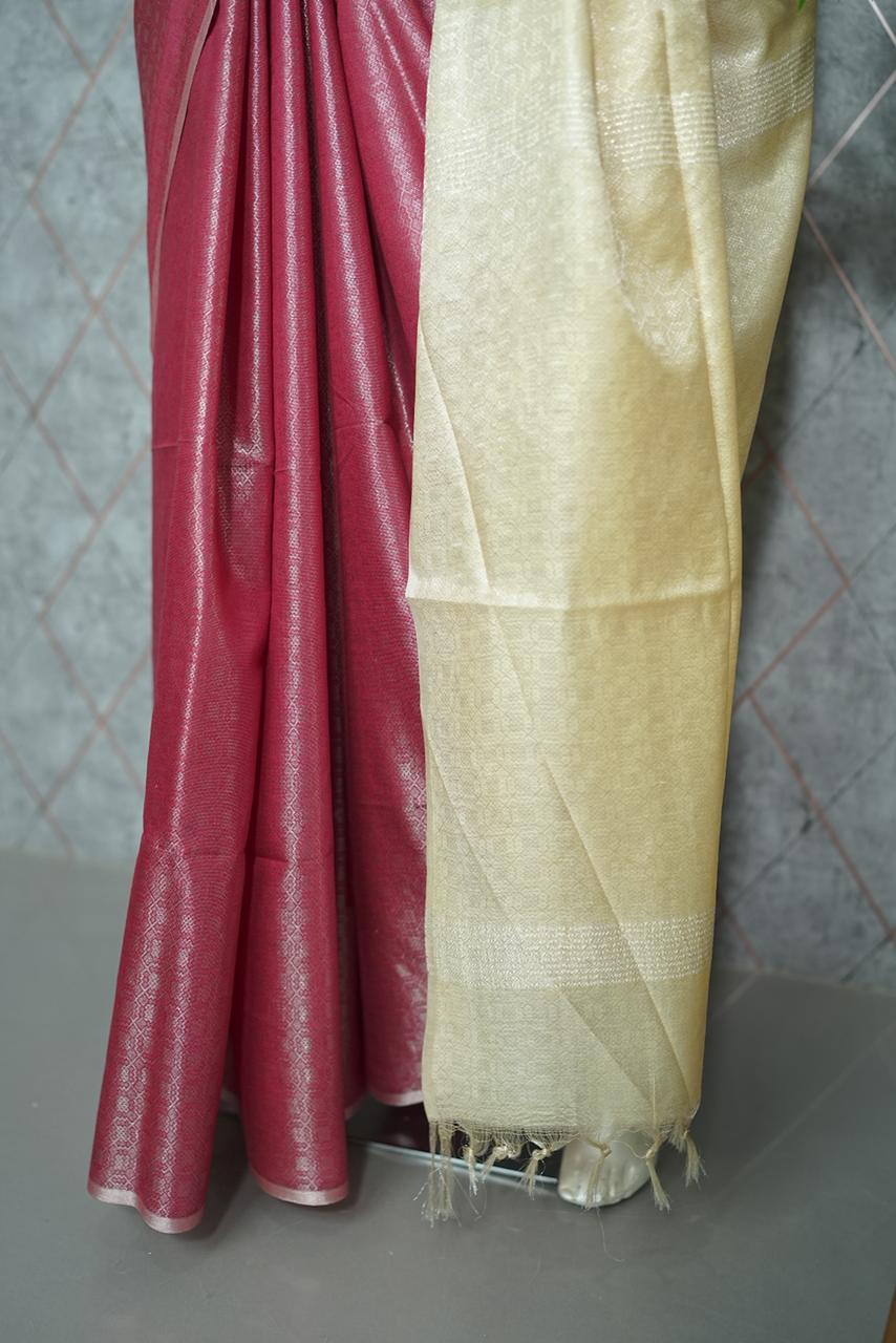 Linen Cotton Saree TSA3704