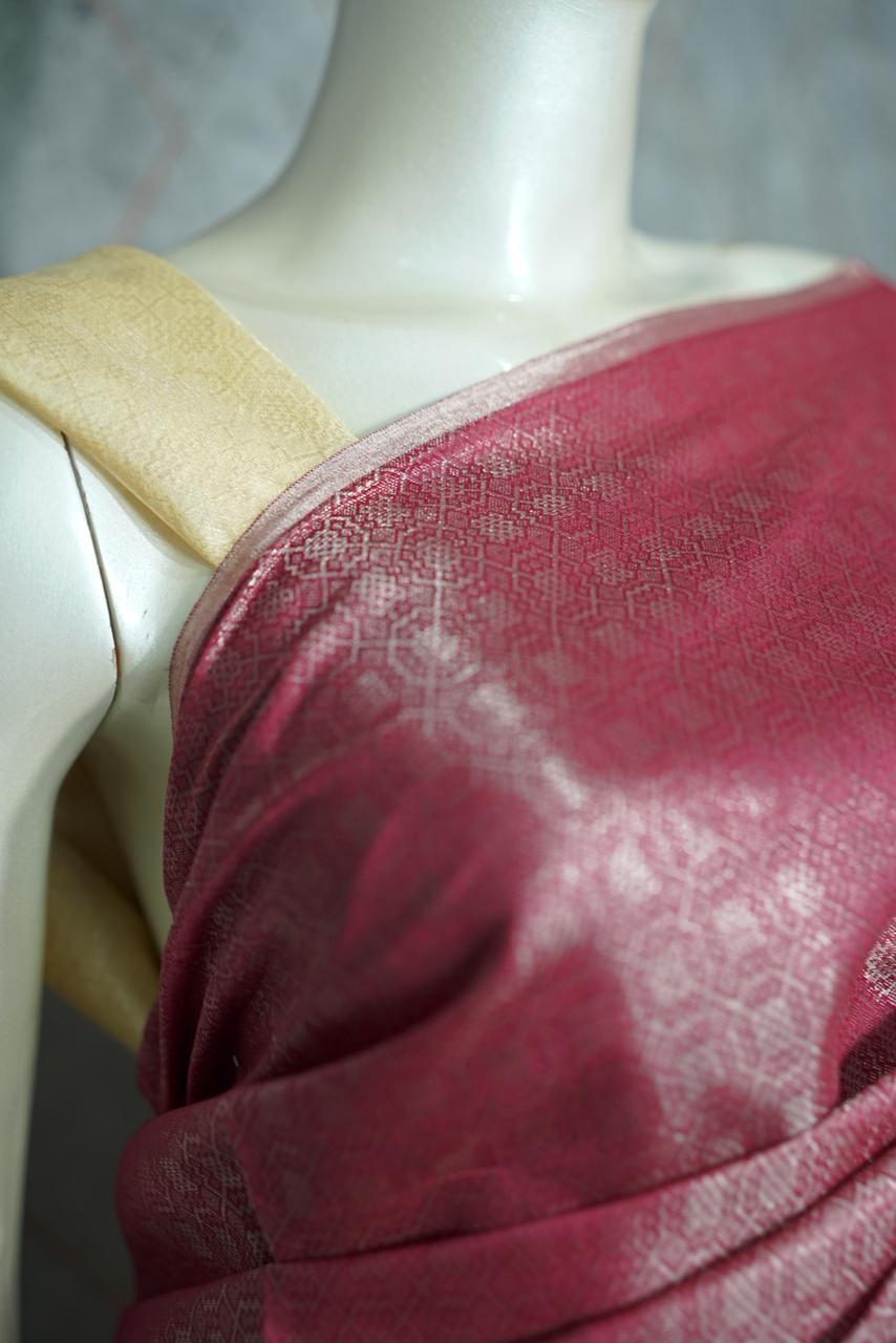 Linen Cotton Saree TSA3704