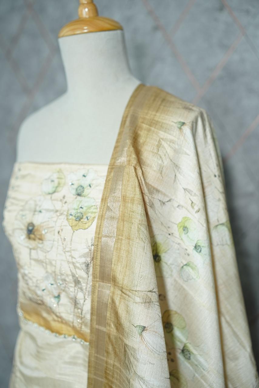 Art Tussar Salwar TSS523