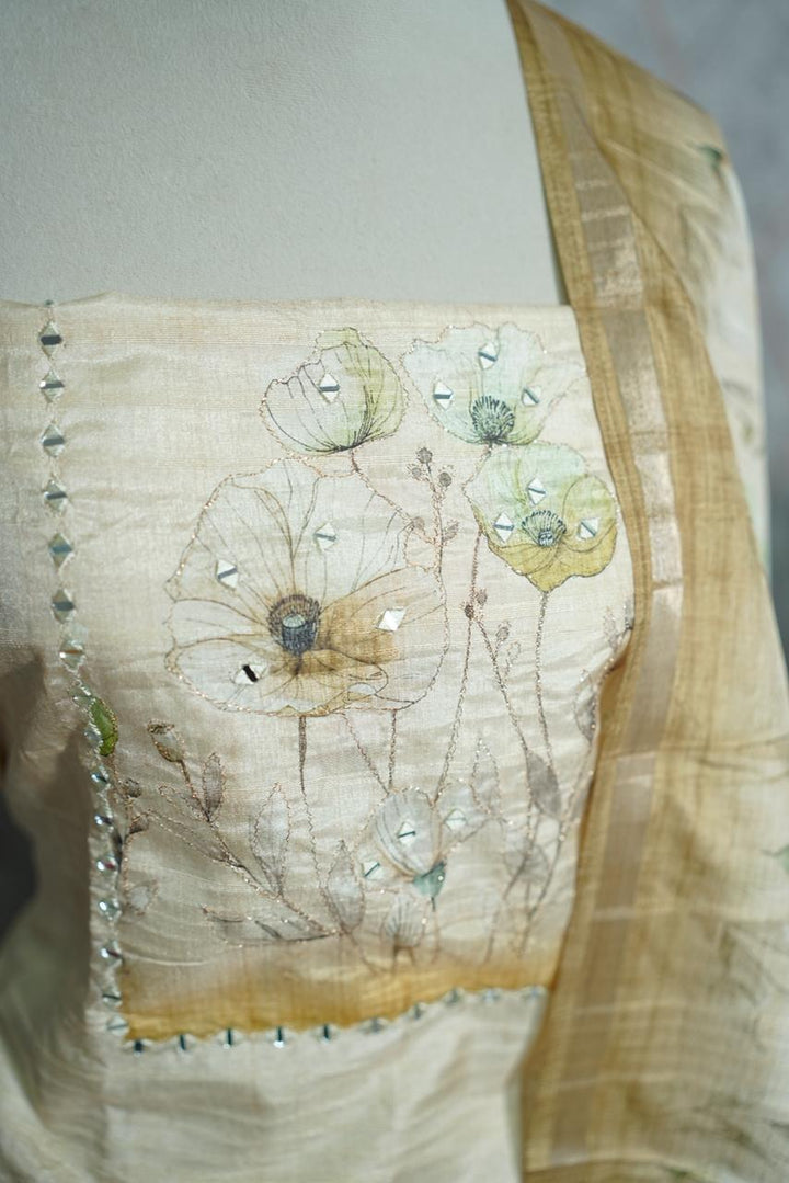 Art Tussar Salwar TSS523