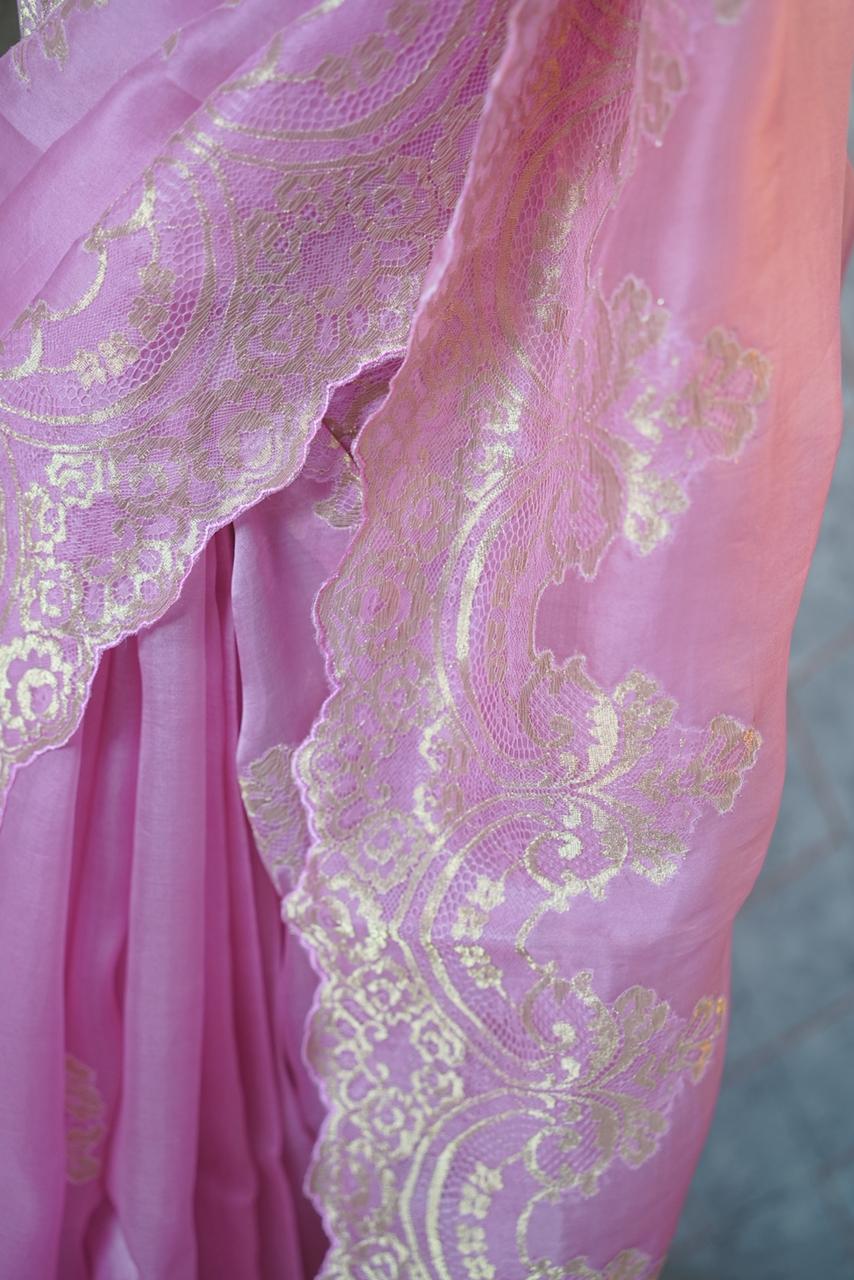 Organza Saree TSA3722