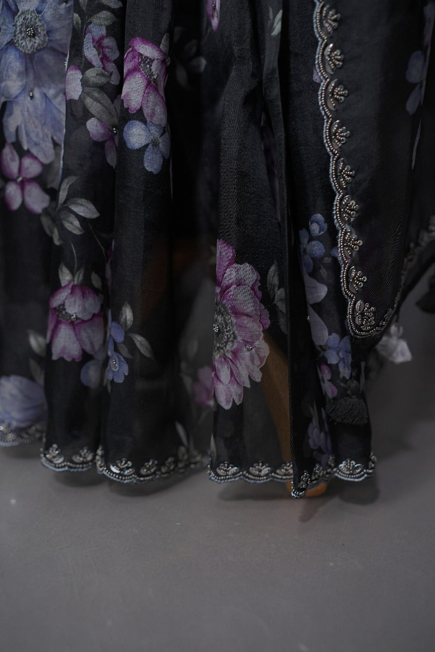 Organza Saree TSA3735