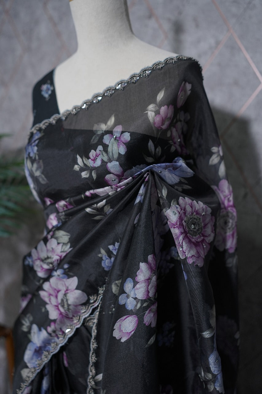 Organza Saree TSA3735