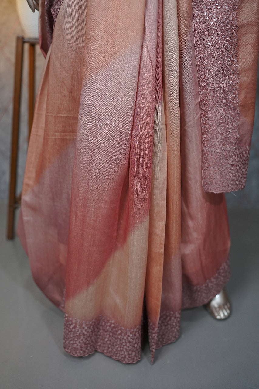 Semi Tussar Saree TSA3746