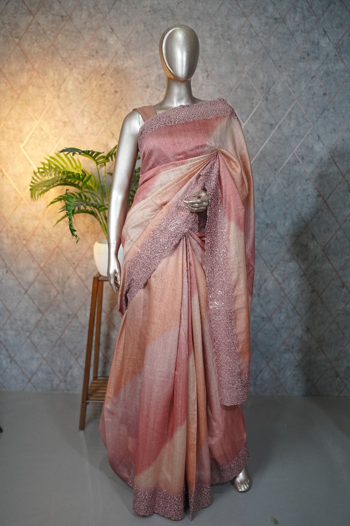 Semi Tussar Saree TSA3746