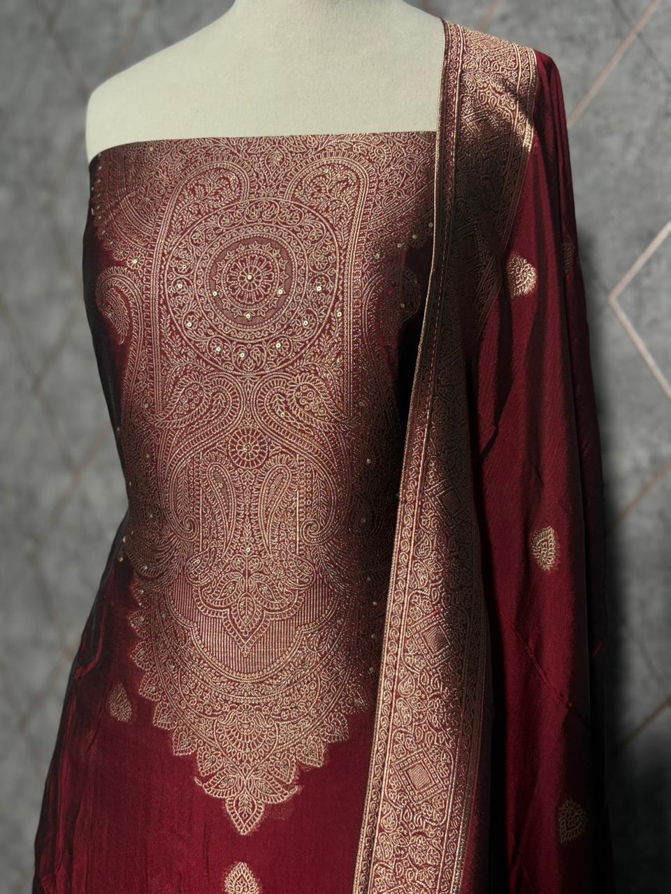 Semi-Banarasi Salwar TSS3752