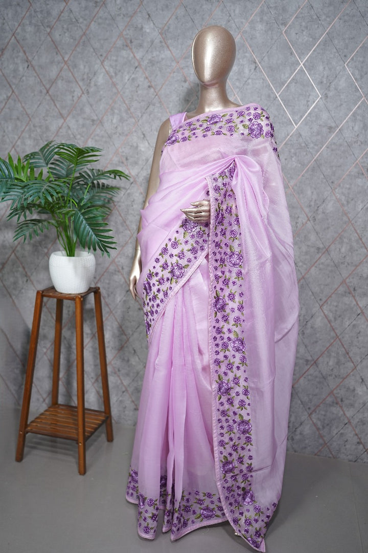 Organza Saree TSA528